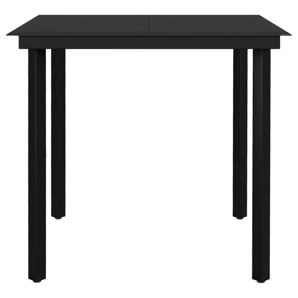 Ensemble à manger de jardin 3 pcs Marron