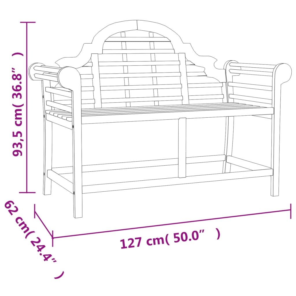 Salon de jardin 4 pcs Bois de teck solide