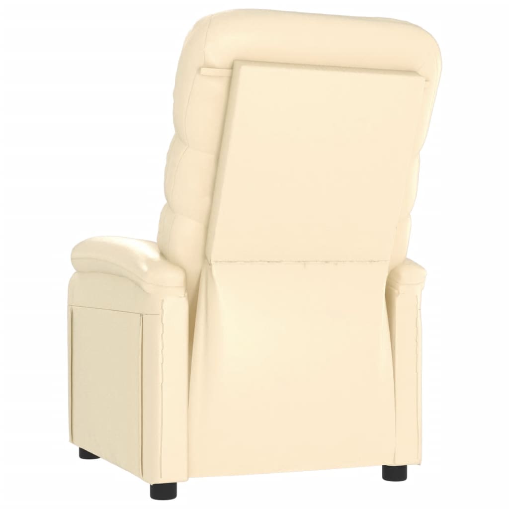 Fauteuil inclinable Crème Similicuir - XIOS