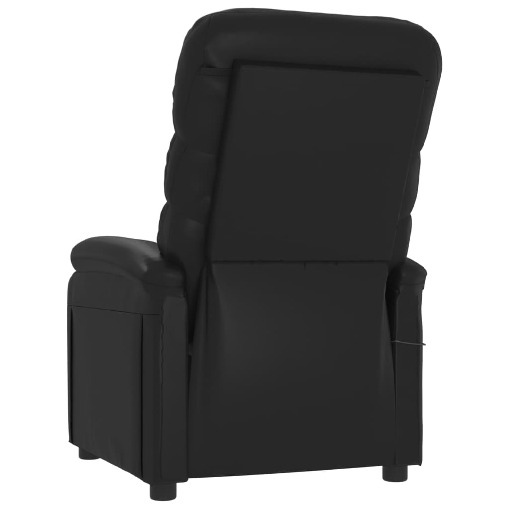 Fauteuil de massage Noir Similicuir - XIOS