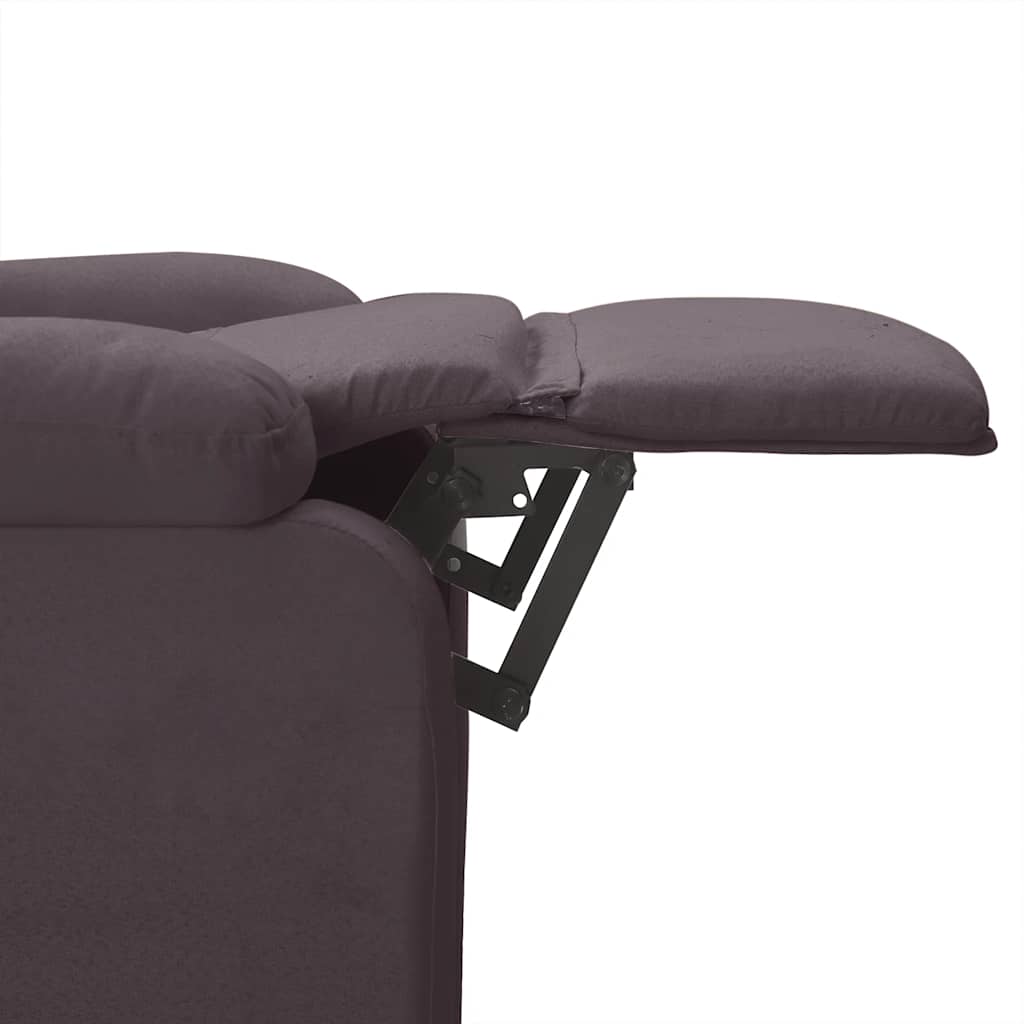 Fauteuil inclinable Marron foncé Tissu - XIOS