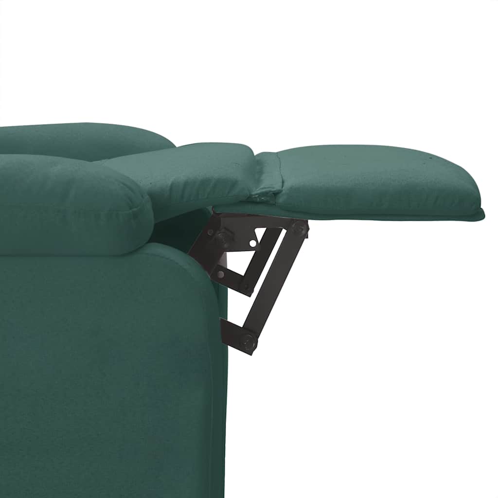Fauteuil inclinable Vert foncé Tissu - XIOS