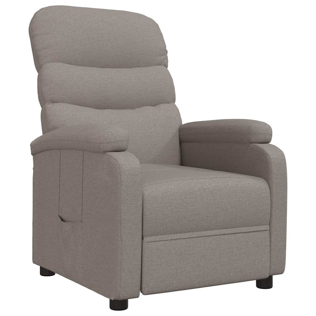 Fauteuil inclinable Taupe Tissu - XIOS