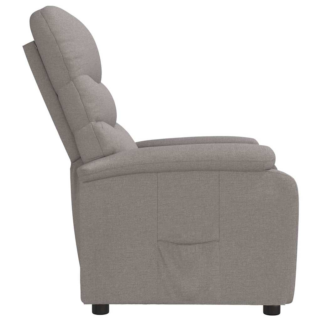 Fauteuil inclinable Taupe Tissu - XIOS
