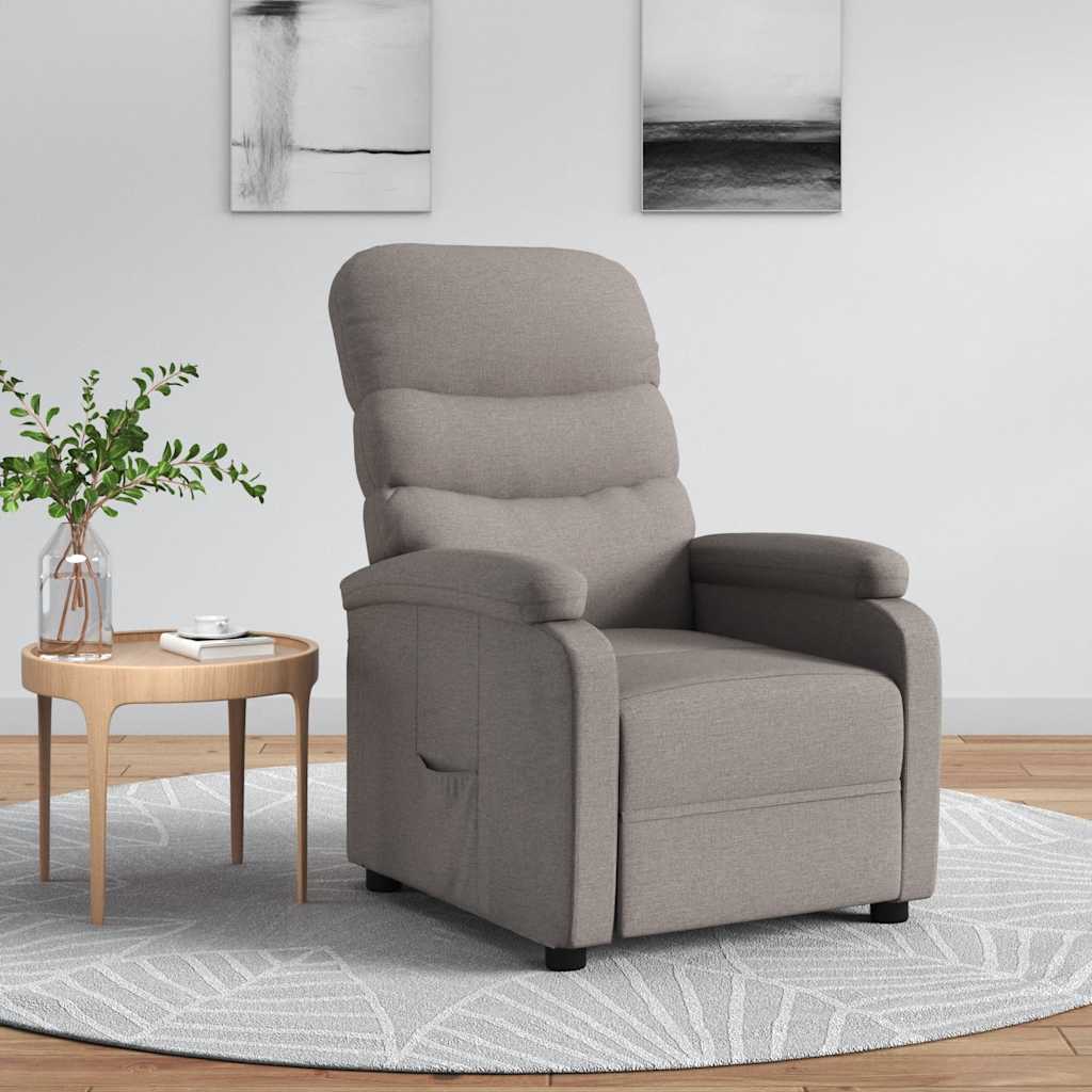 Fauteuil inclinable Taupe Tissu - XIOS