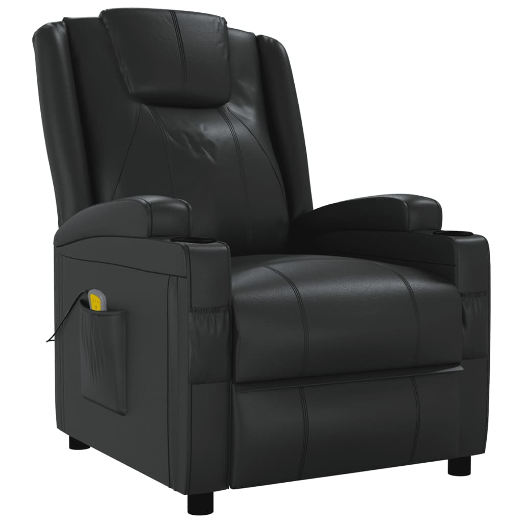 Fauteuil de massage Noir Similicuir - XIOS