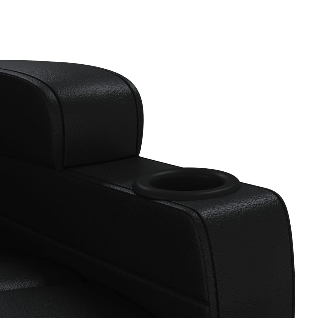 Fauteuil de massage Noir Similicuir - XIOS