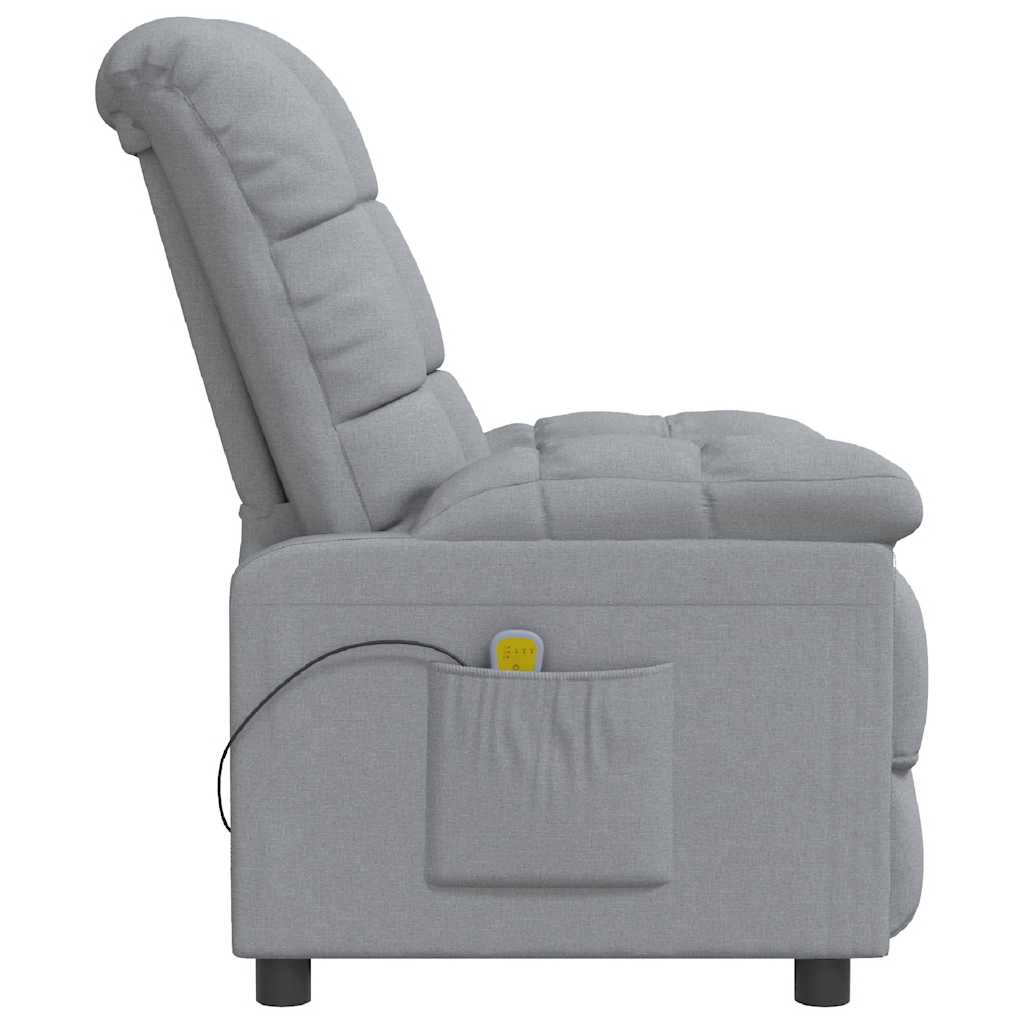 Fauteuil de massage Gris clair Tissu - XIOS