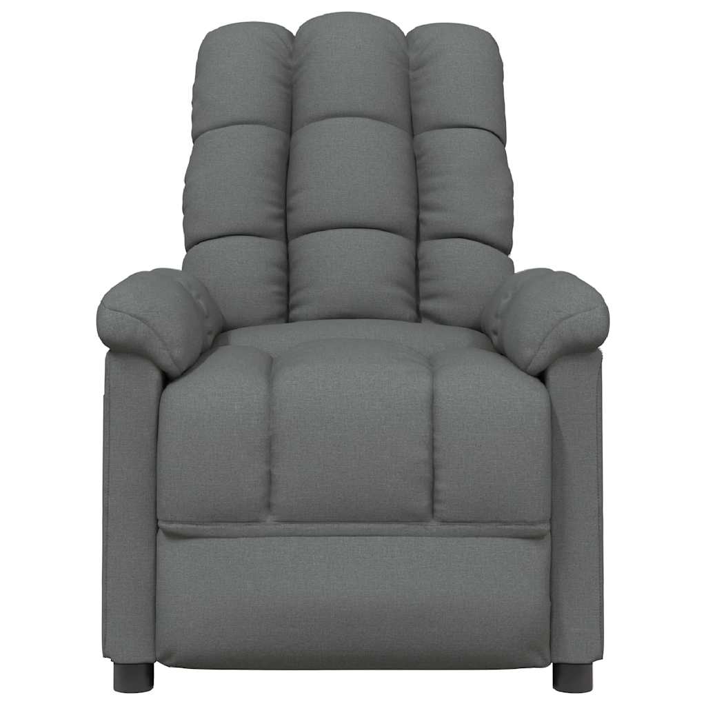 Fauteuil de massage Gris foncé Tissu - XIOS