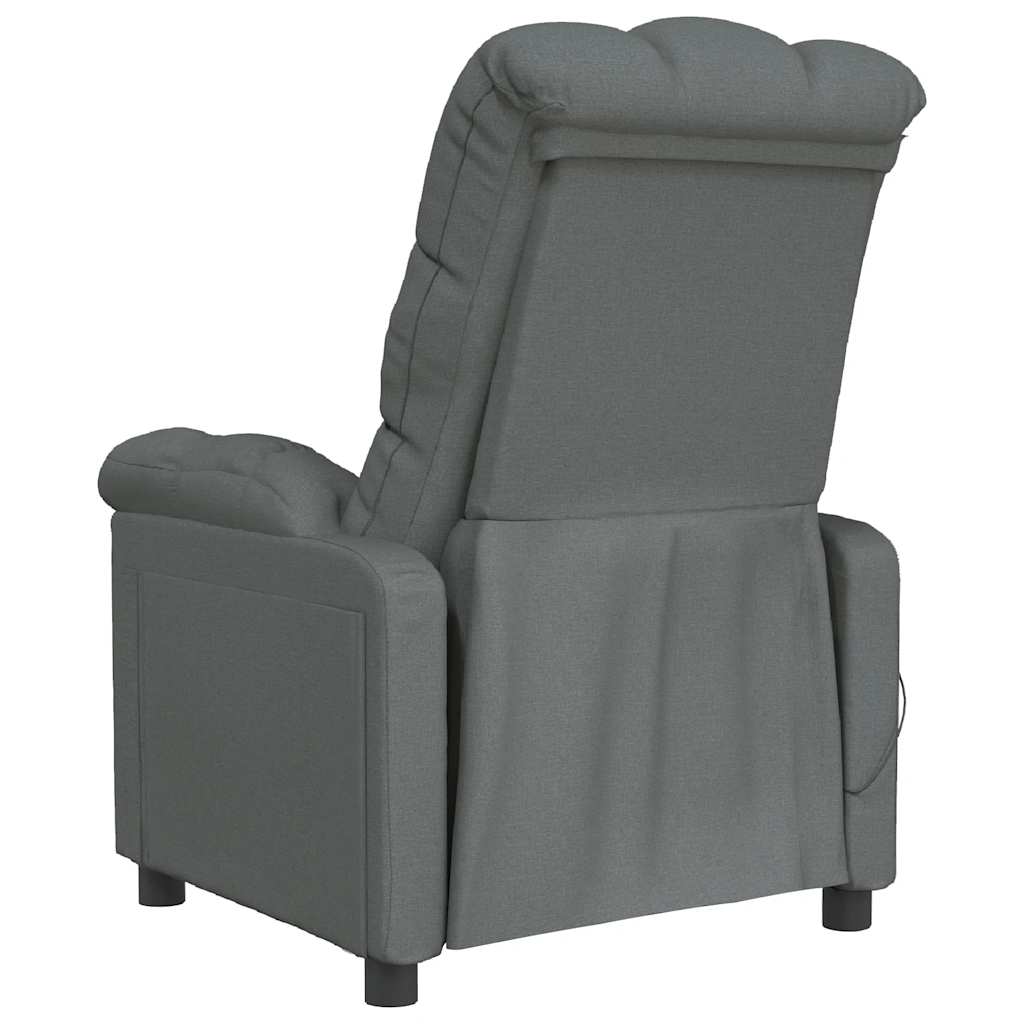 Fauteuil de massage Gris foncé Tissu - XIOS