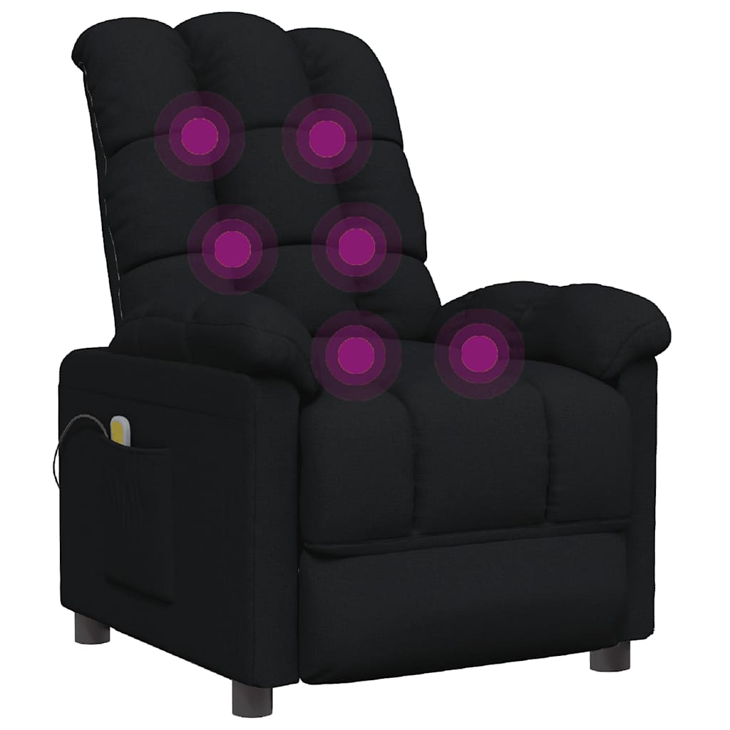Fauteuil de massage Noir Tissu - XIOS