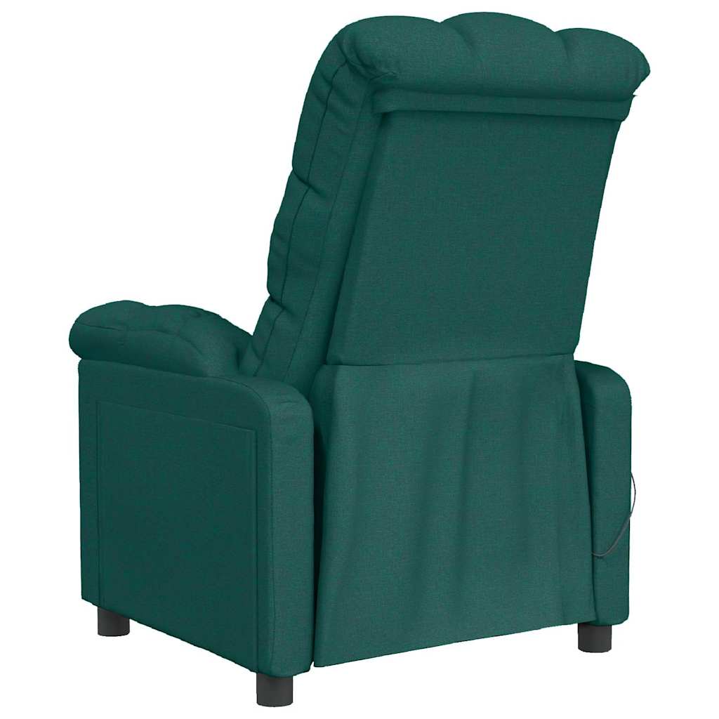 Fauteuil de massage Vert foncé Tissu - XIOS