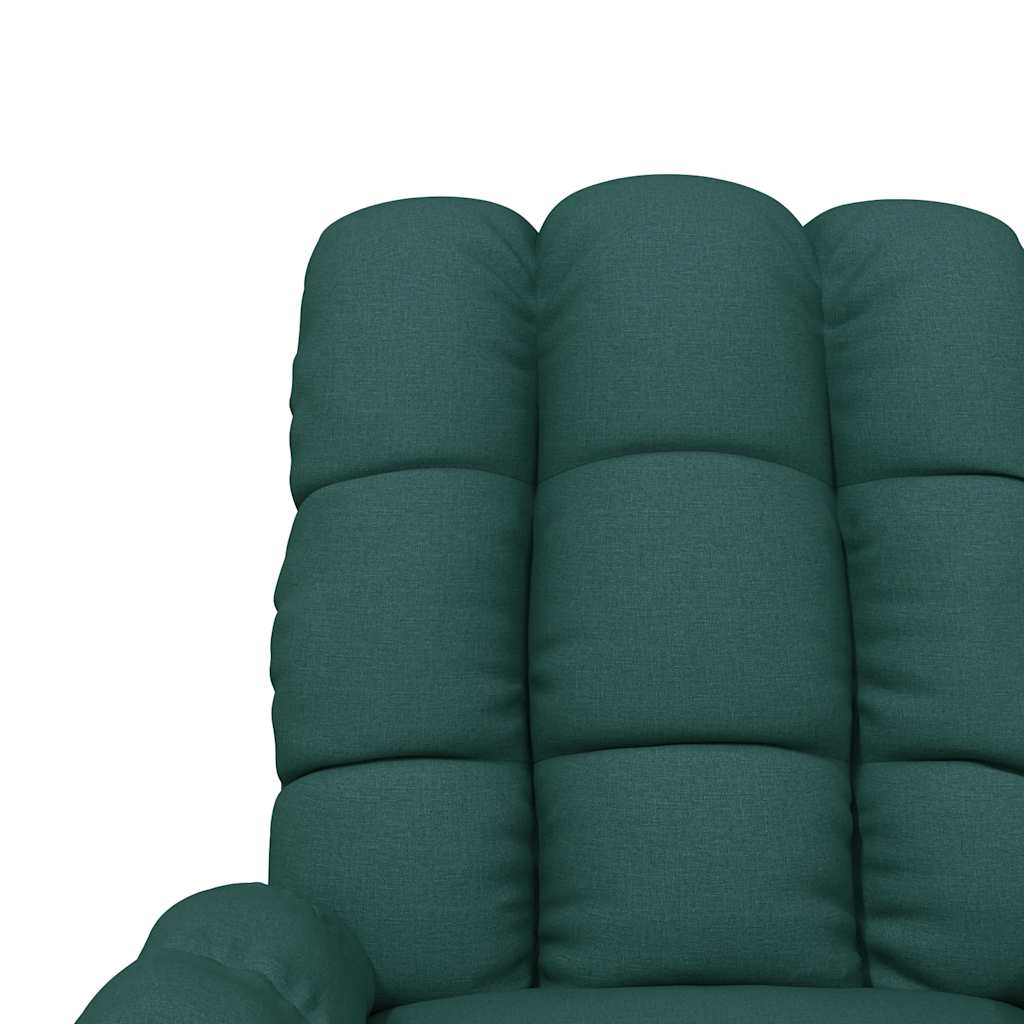 Fauteuil de massage Vert foncé Tissu - XIOS