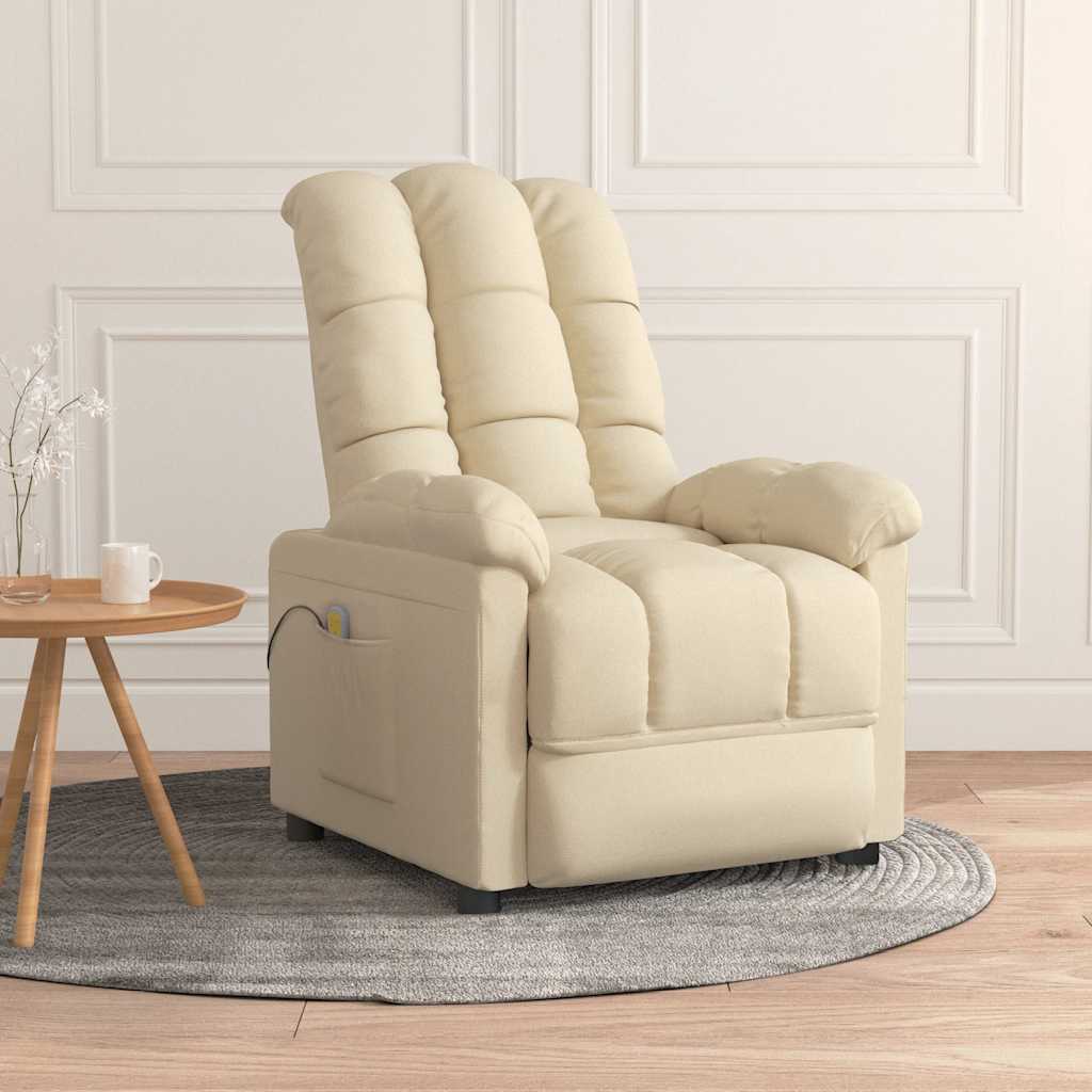 Fauteuil de massage Crème Tissu - XIOS