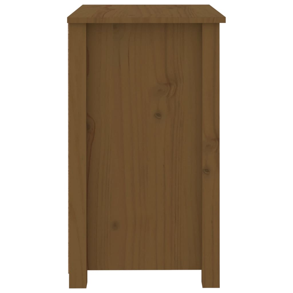 Table de chevet Marron miel 50x35x61,5 cm Bois de pin massif - XIOS