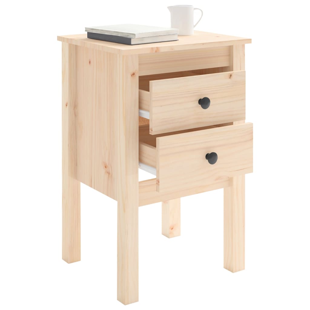 Table de chevet 40x35x61,5 cm Bois de pin massif - XIOS