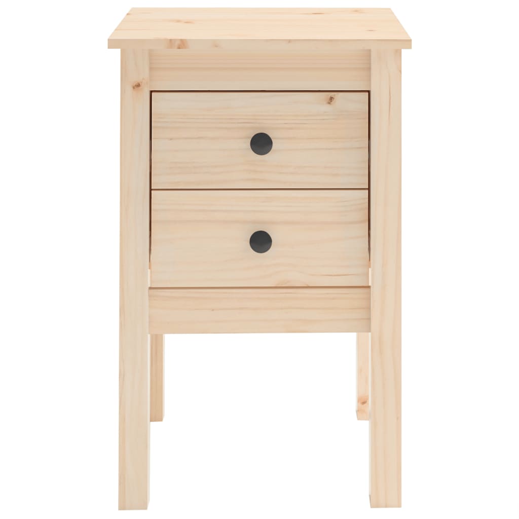 Tables de chevet 2 pcs 40x35x61,5 cm Bois de pin massif