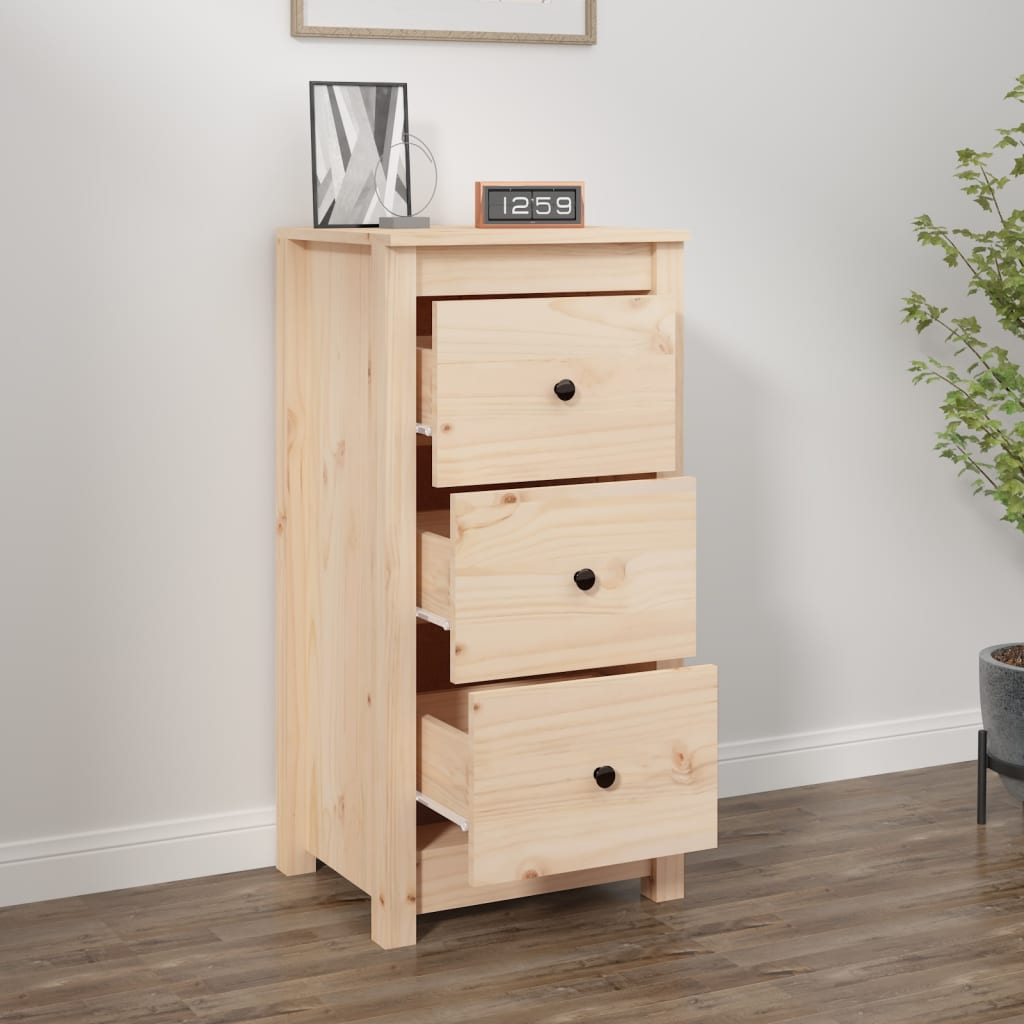 Buffet 40x35x80 cm bois massif de pin - XIOS