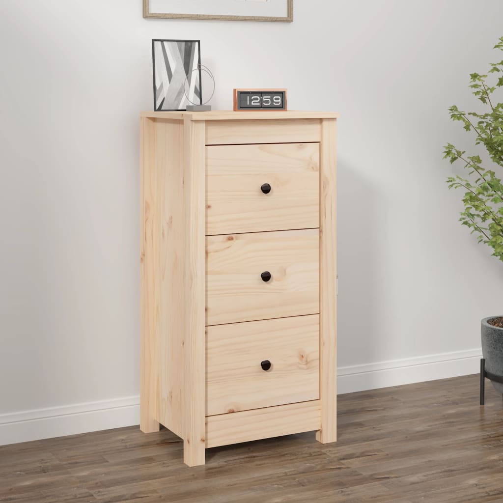 Buffet 40x35x80 cm bois massif de pin - XIOS