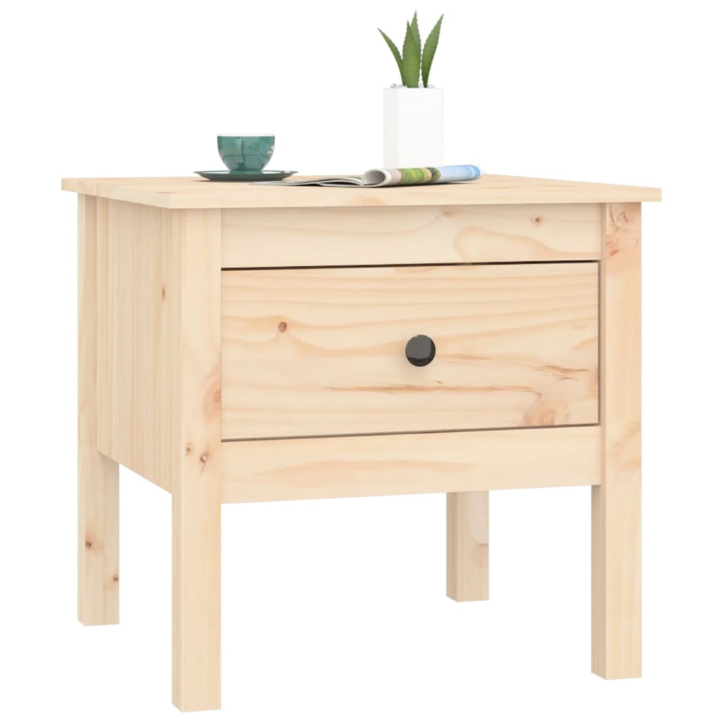 Table d'appoint 50x50x49 cm Bois massif de pin - XIOS