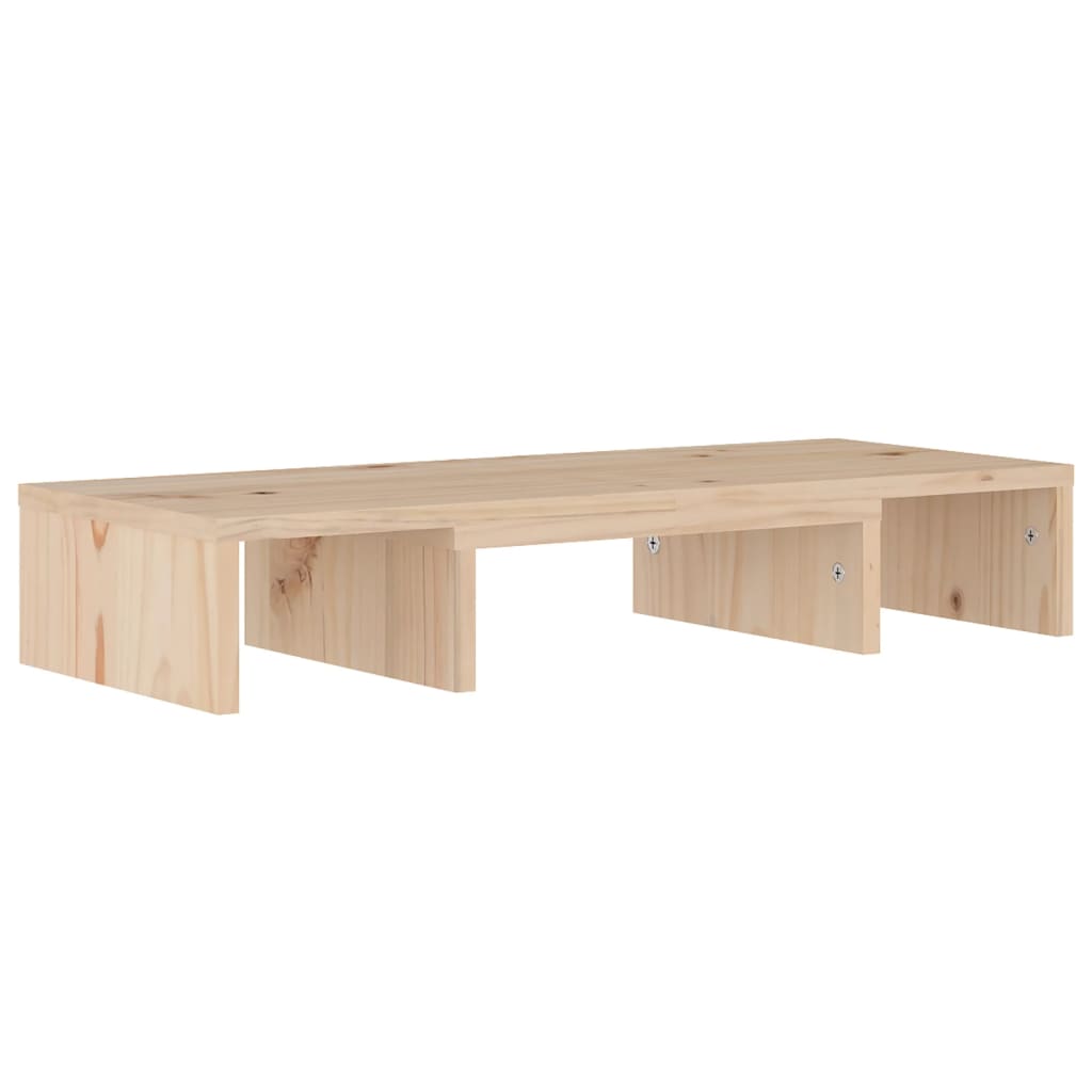 Support pour moniteur 60x24x10,5 cm Bois de pin solide - XIOS