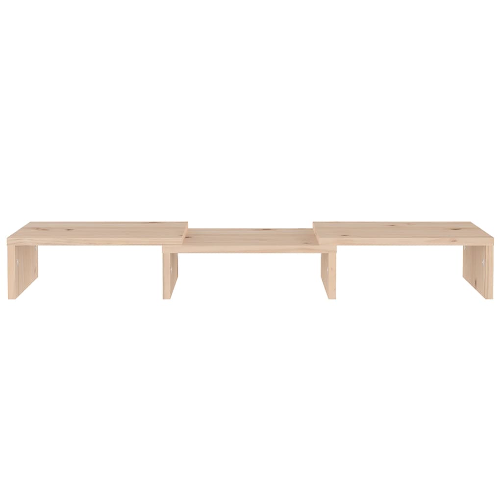 Support pour moniteur 60x24x10,5 cm Bois de pin solide - XIOS