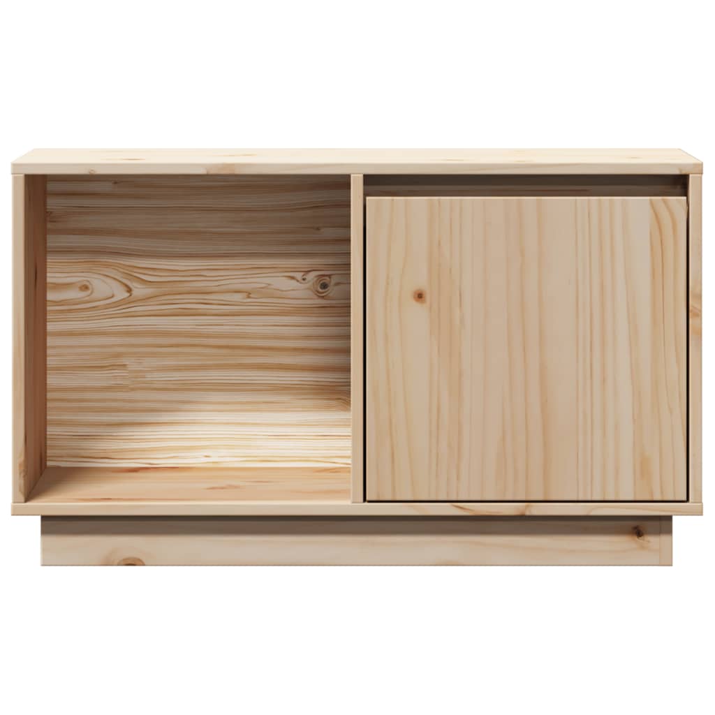 Meuble TV 74x35x44 cm Bois de pin massif - XIOS