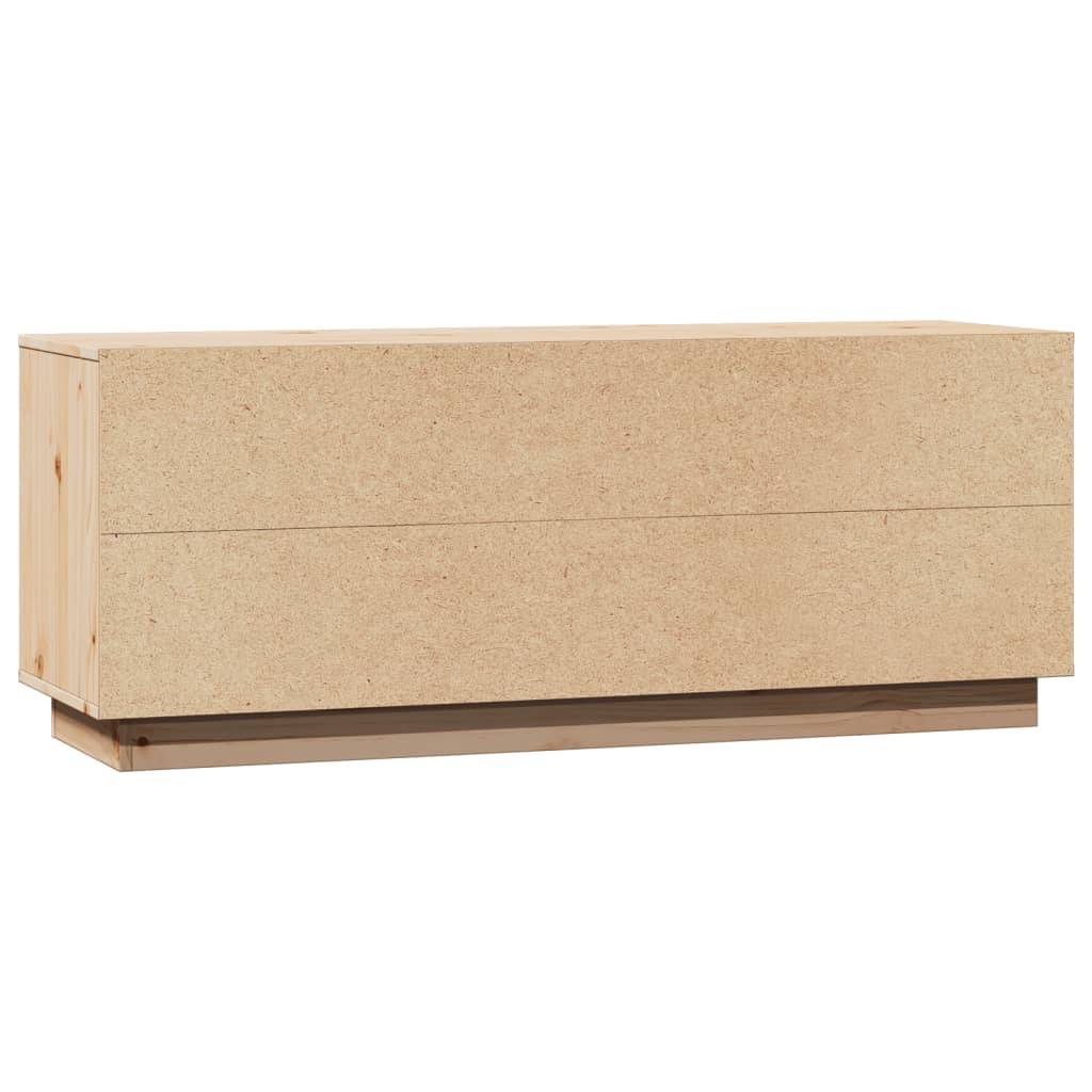 Meuble TV 110,5x35x44 cm Bois de pin massif - XIOS