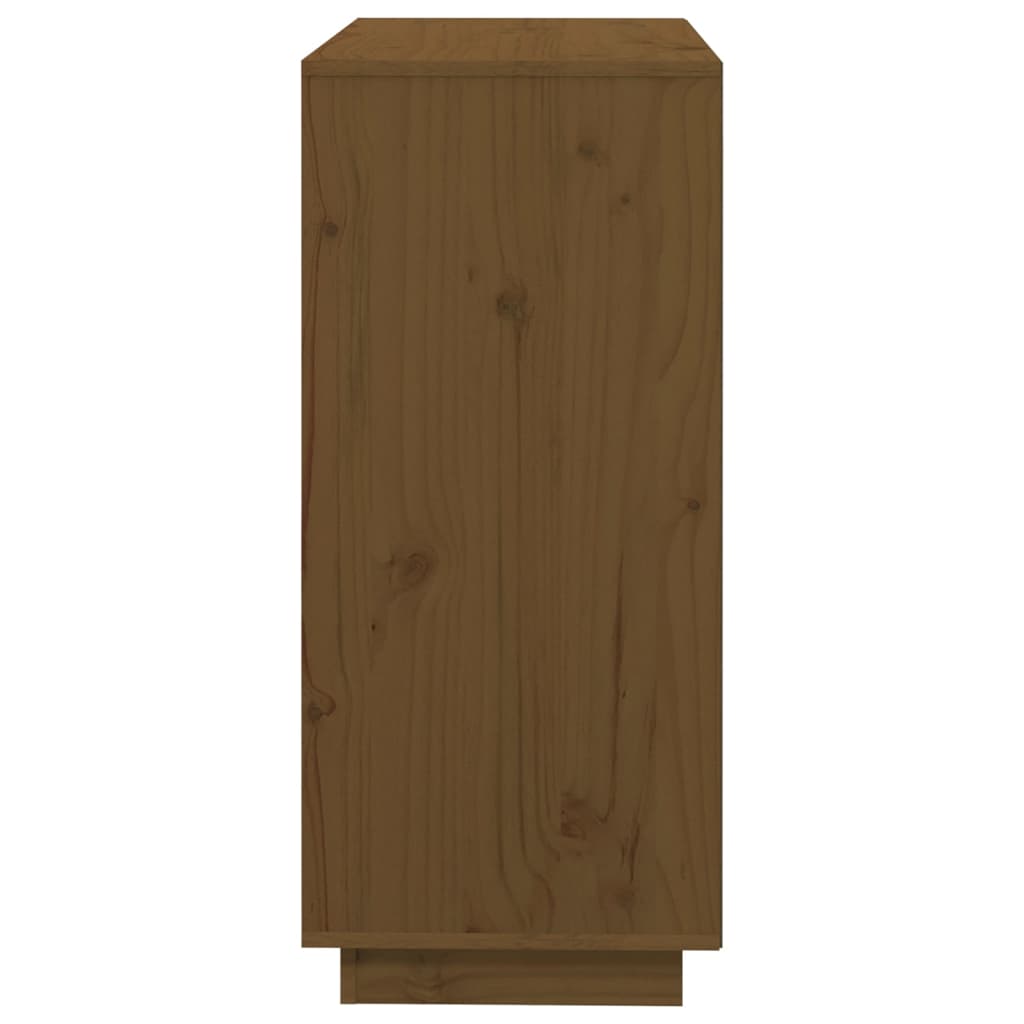 Buffet marron miel 74x35x80 cm bois massif de pin - XIOS