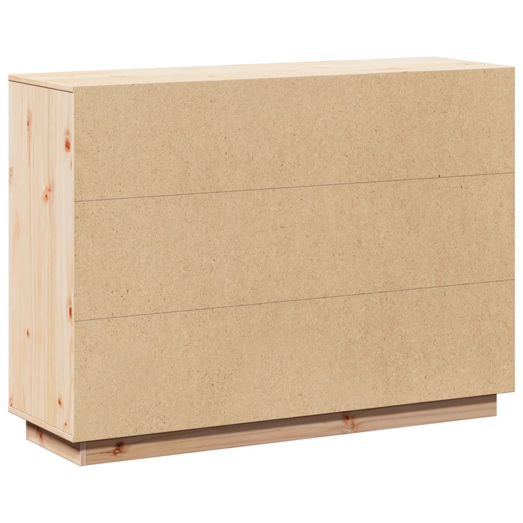 Buffet 110,5x35x80 cm Bois massif de pin - XIOS