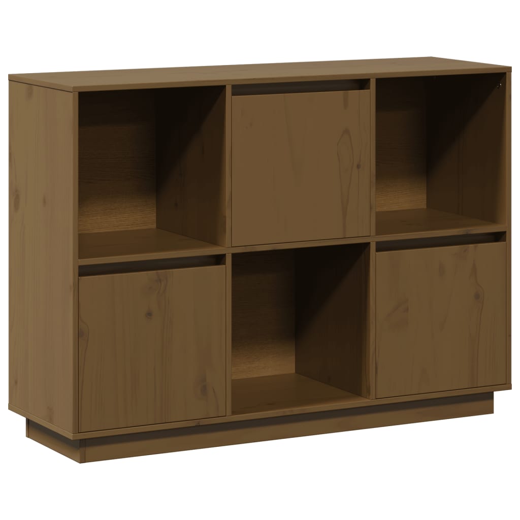 Buffet Marron miel 110,5x35x80 cm Bois massif de pin - XIOS