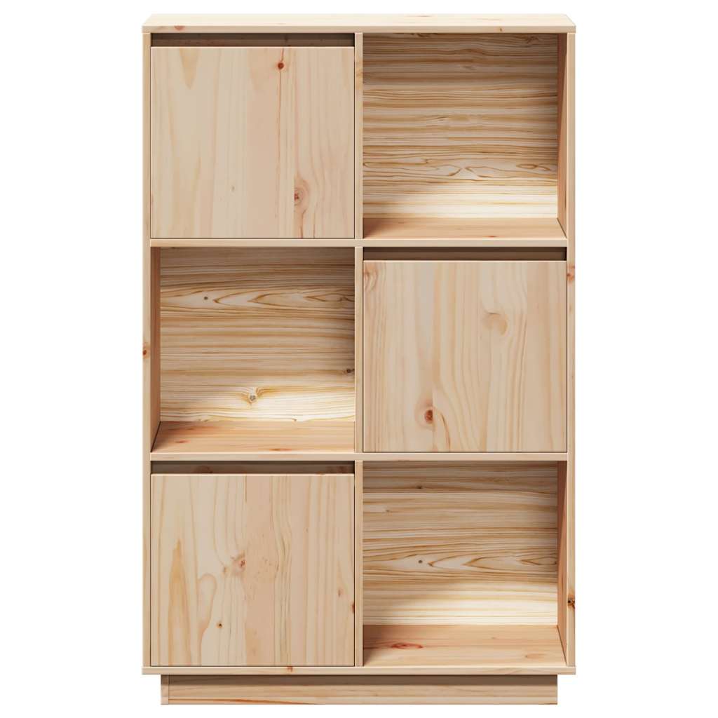 Buffet haut 74x35x117 cm Bois massif de pin - XIOS