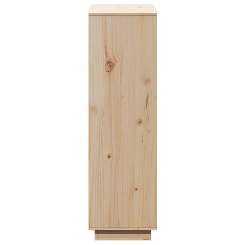 Buffet haut 74x35x117 cm Bois massif de pin - XIOS