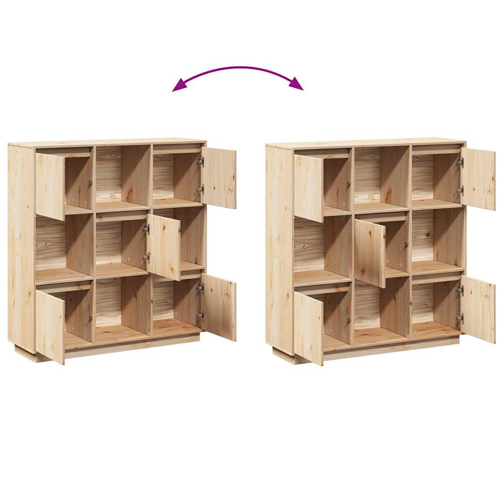 Buffet 110,5x35x117 cm Bois de pin massif - XIOS