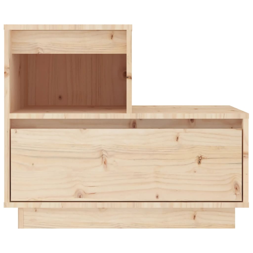 Tables de chevet 2 pcs Gris 60x34x51 cm Bois de pin solide - XIOS