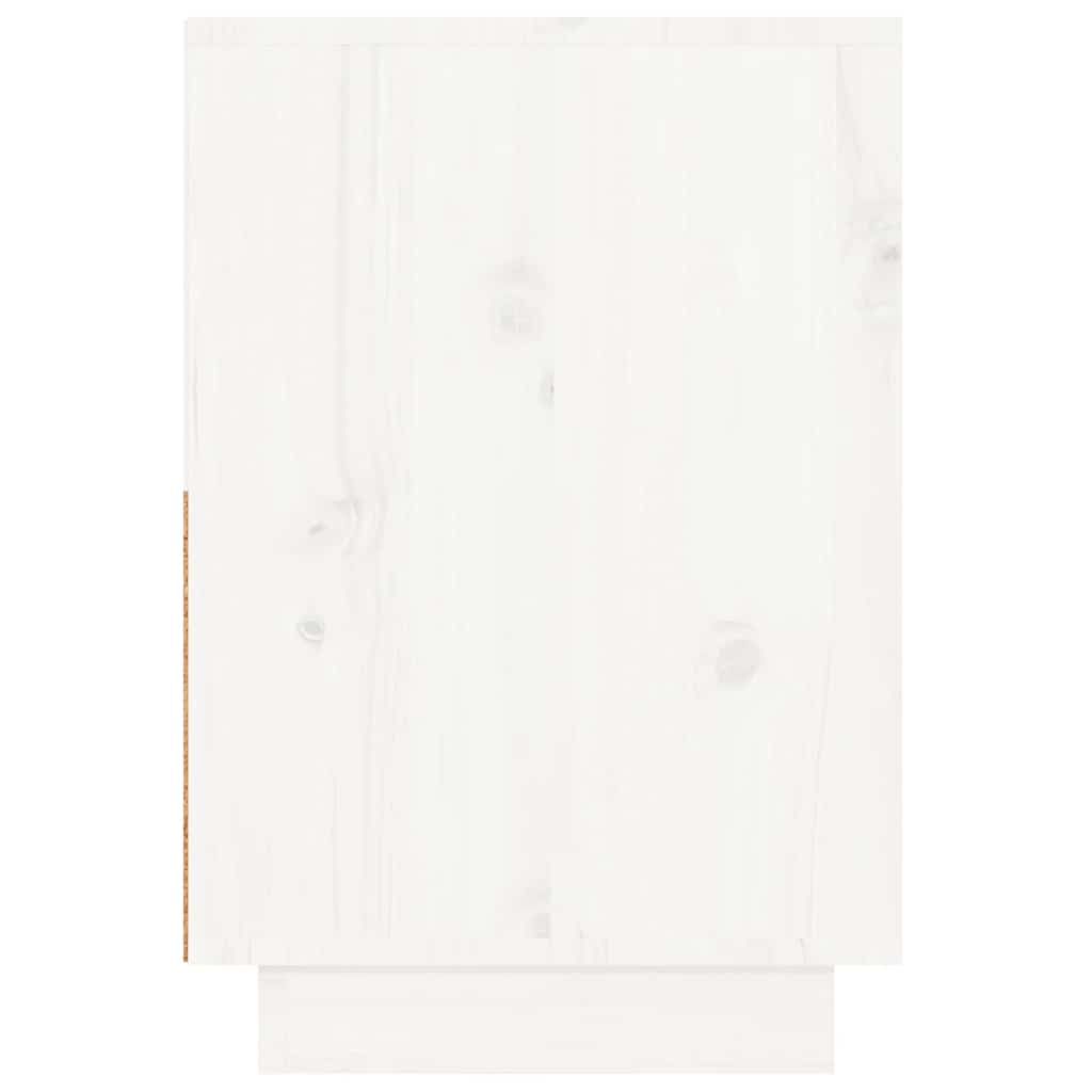 Tables de chevet 2 pcs Blanc 60x34x51 cm Bois de pin solide - XIOS
