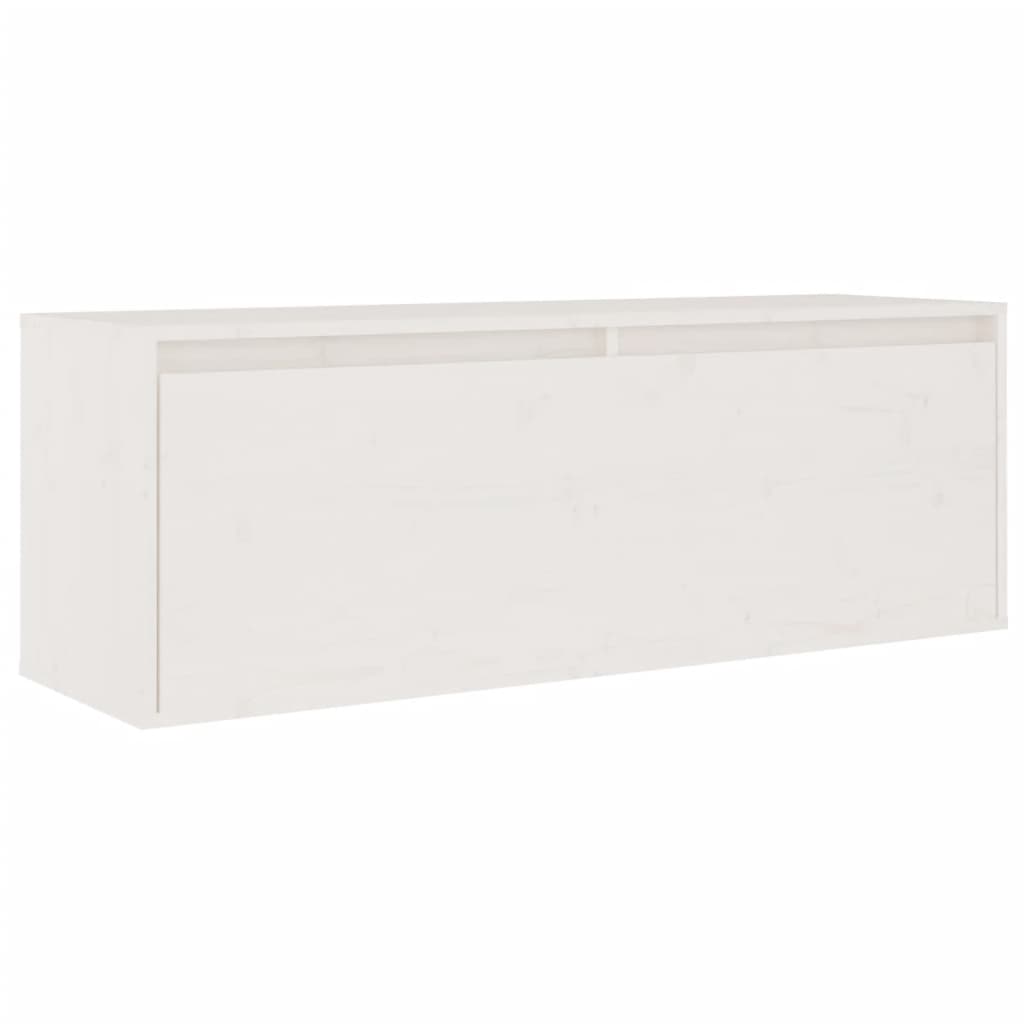 Meubles TV 2 pcs Blanc Bois massif de pin - XIOS