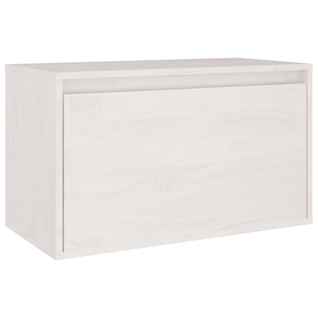 Meubles TV 3 pcs Blanc Bois massif de pin - XIOS
