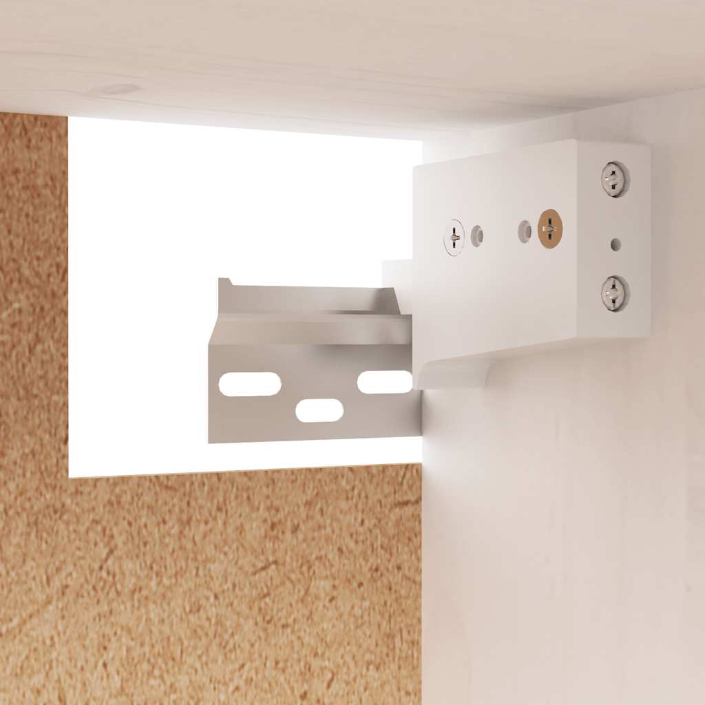 Ensemble de meubles TV 3 pcs blanc bois massif de pin - XIOS