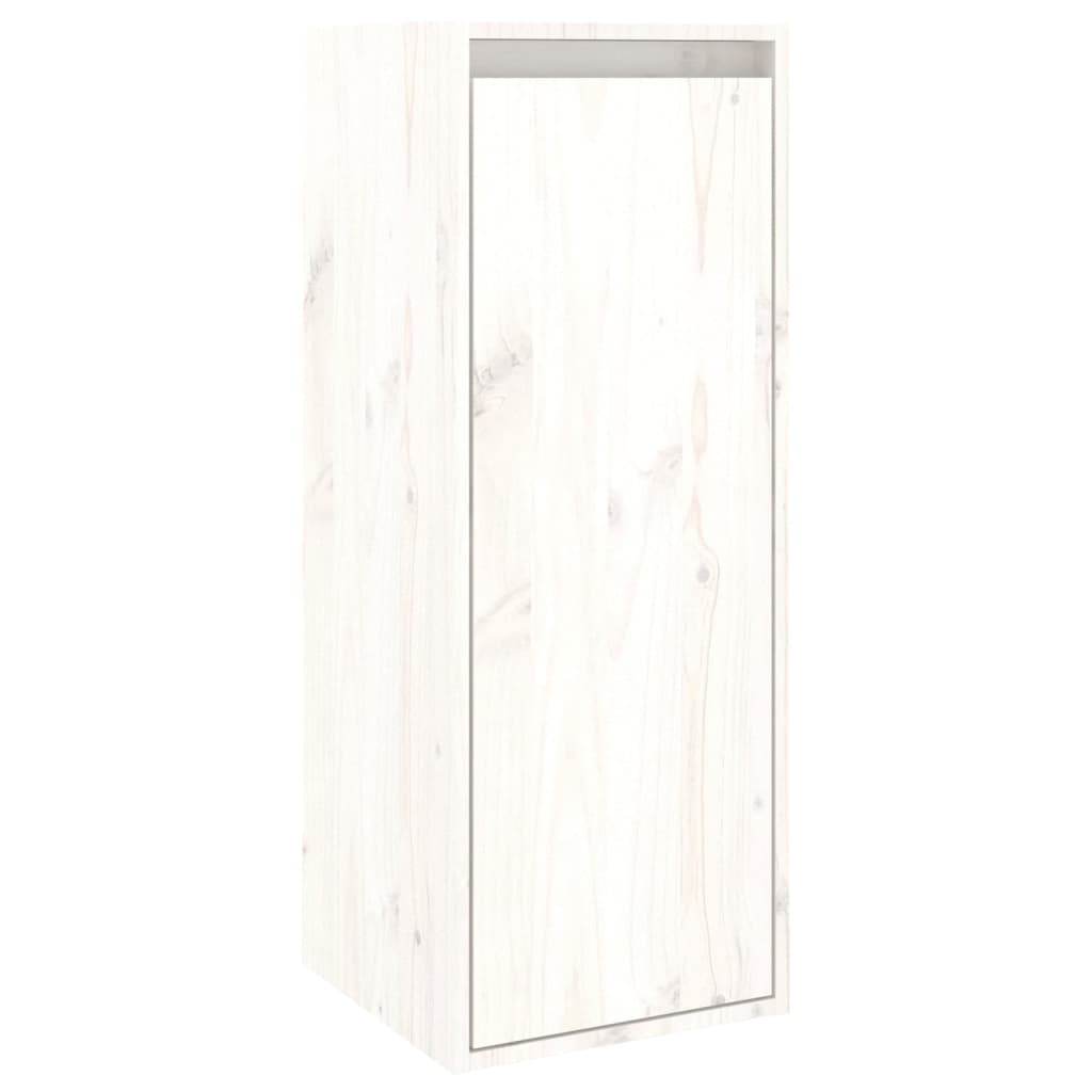 Meubles TV 3 pcs Blanc Bois massif de pin - XIOS