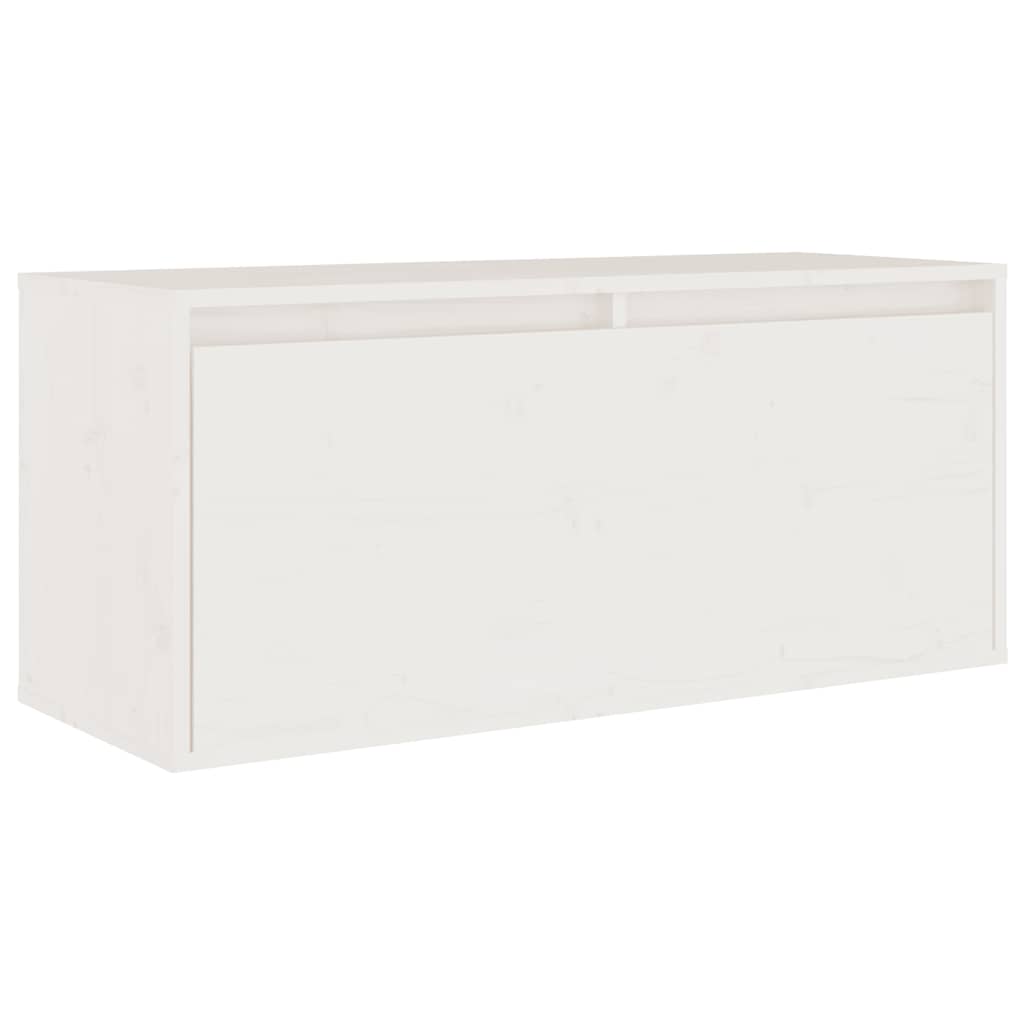 Meubles TV 4 pcs Blanc Bois massif de pin - XIOS