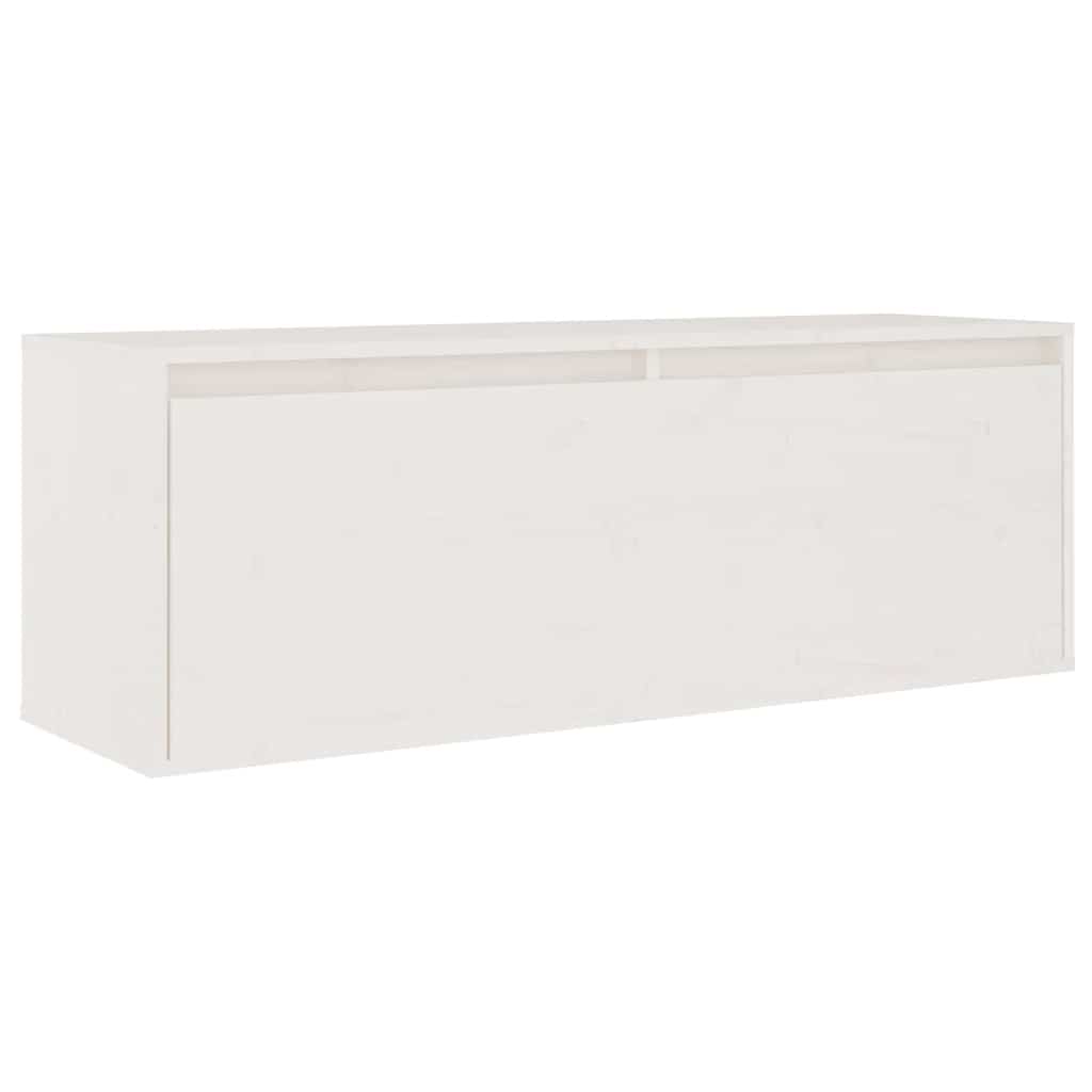 Meubles TV 6 pcs Blanc Bois massif de pin - XIOS