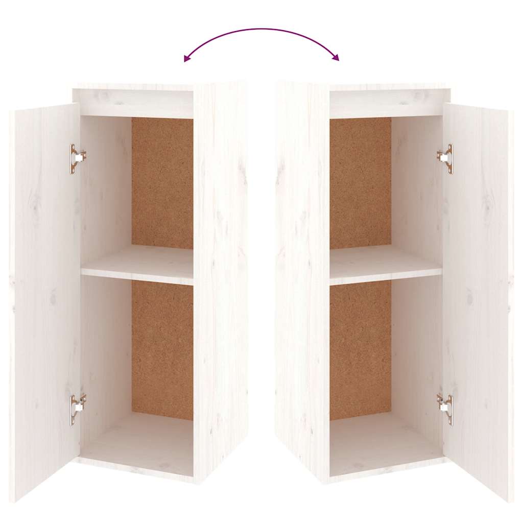 Meubles TV 6 pcs Blanc Bois massif de pin - XIOS