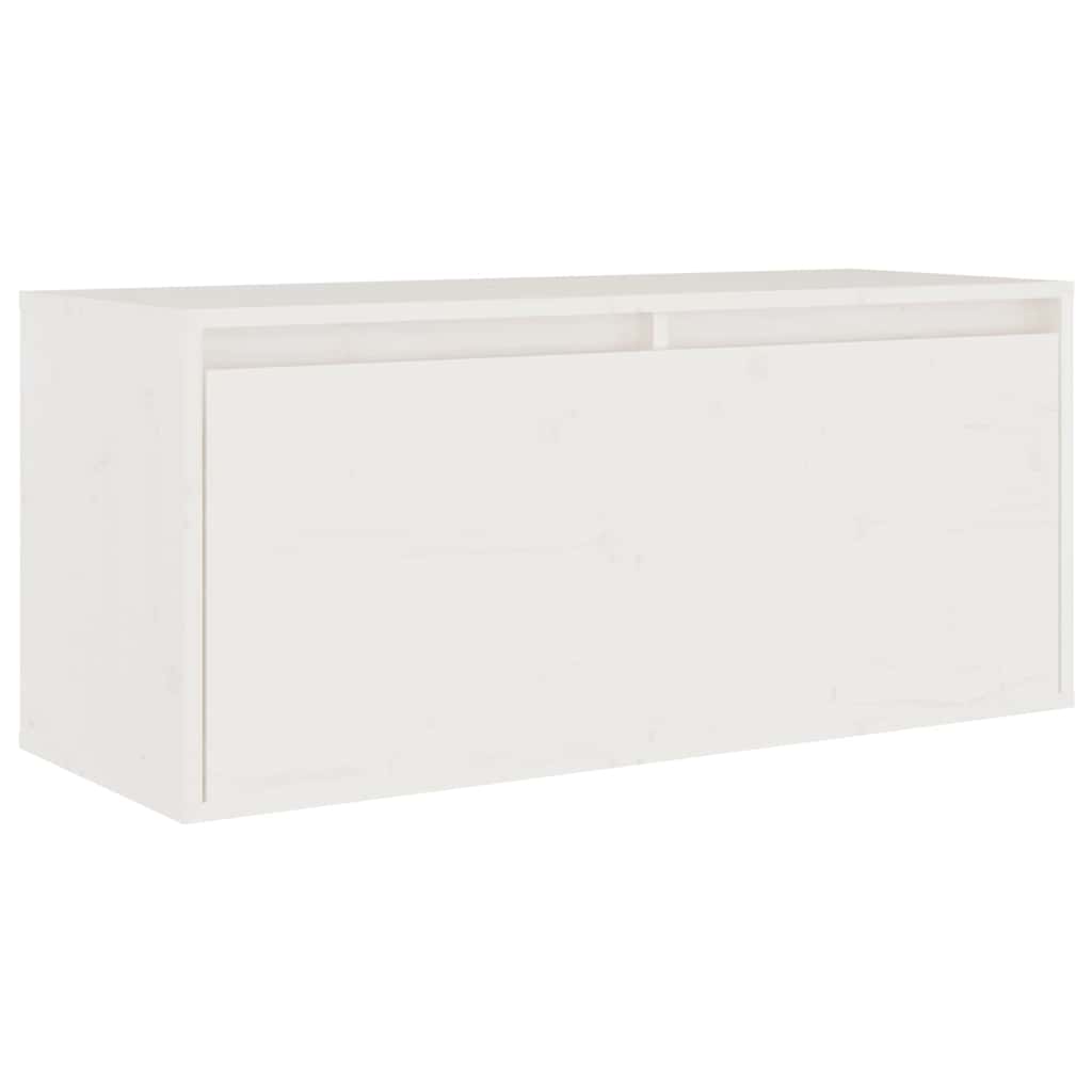 Meubles TV 4 pcs Blanc Bois massif de pin - XIOS