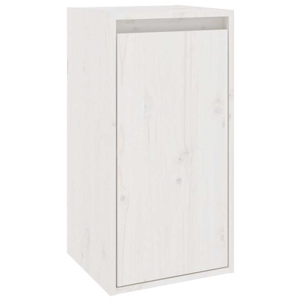 Meubles TV 4 pcs Blanc Bois massif de pin - XIOS