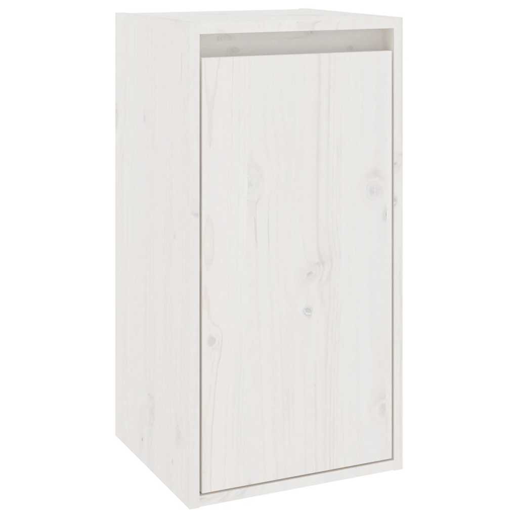 Meubles TV 4 pcs Blanc Bois massif de pin - XIOS