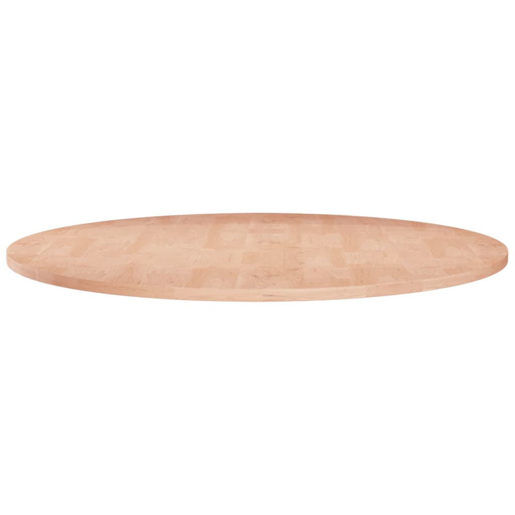 Dessus de table rond Ø80x1,5 cm Bois de chêne massif non traité - XIOS