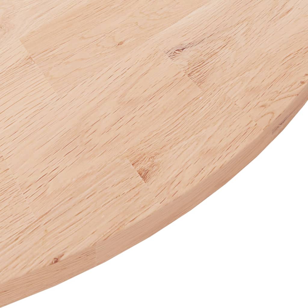 Dessus de table rond Ø90x1,5 cm Bois de chêne massif non traité - XIOS