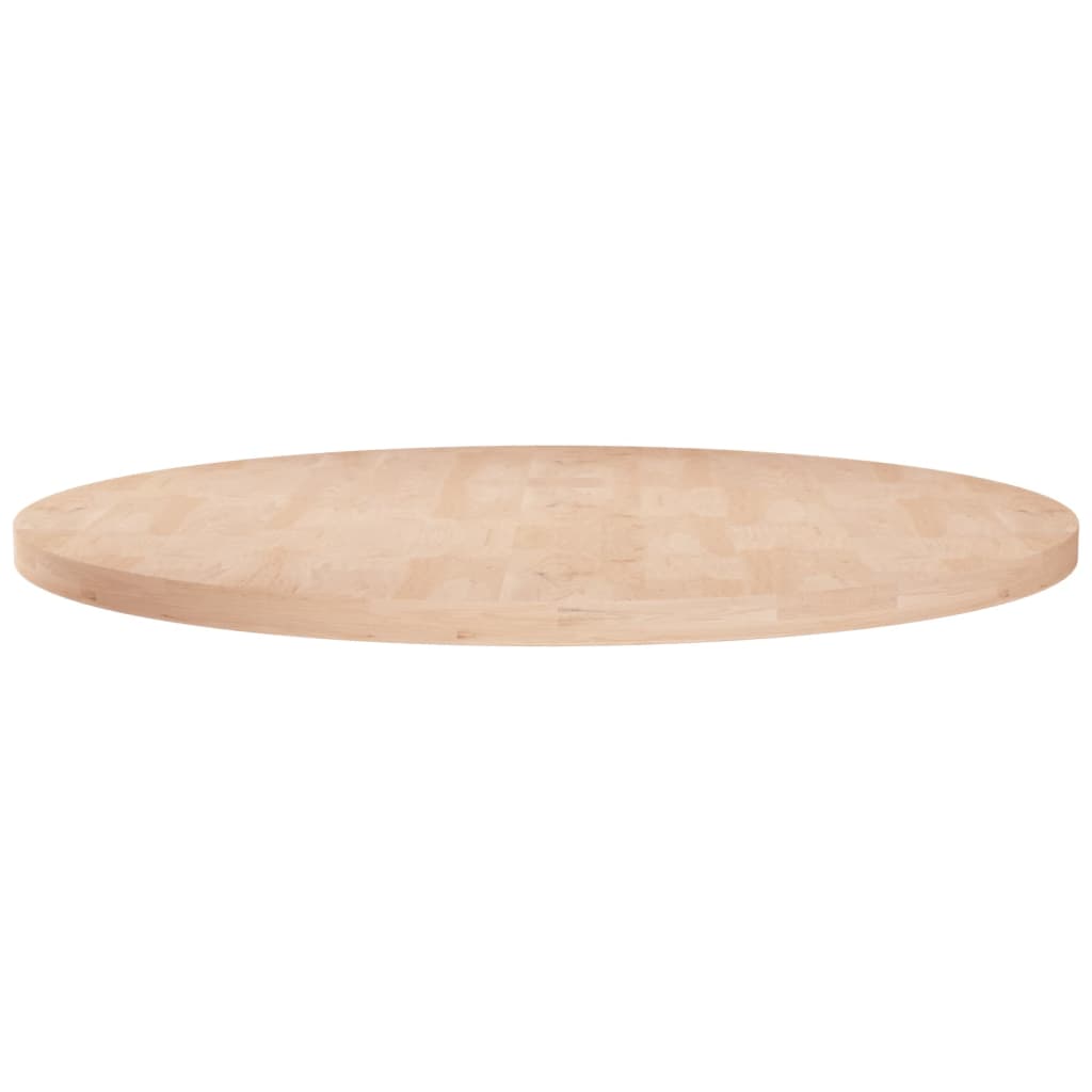 Dessus de table rond Ø80x2,5 cm Bois de chêne massif non traité - XIOS
