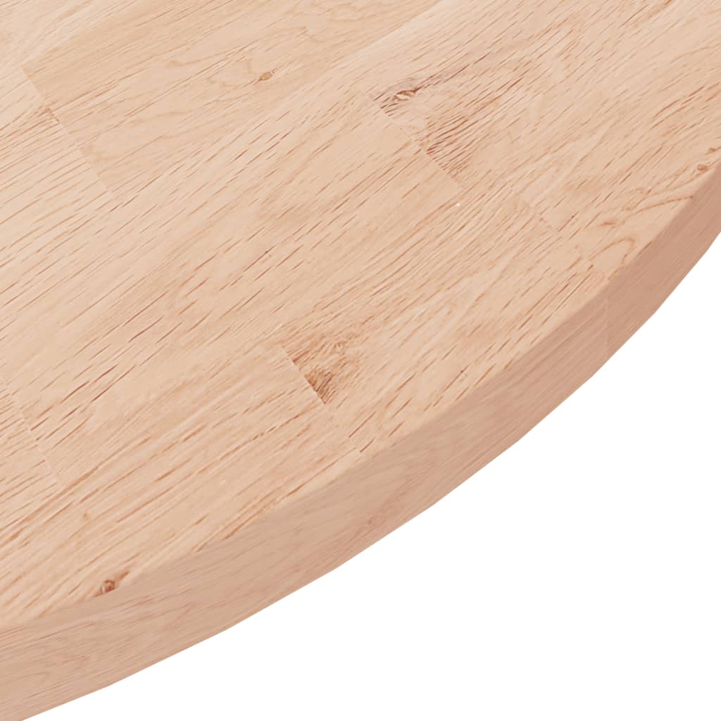 Dessus de table rond Ø90x2,5 cm Bois de chêne massif non traité - XIOS